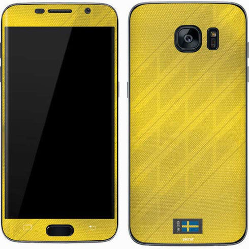 Sweden Soccer Flag Galaxy S7 Skin